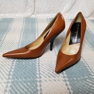Alain Tondowsky Pointy Toe Leather Heels